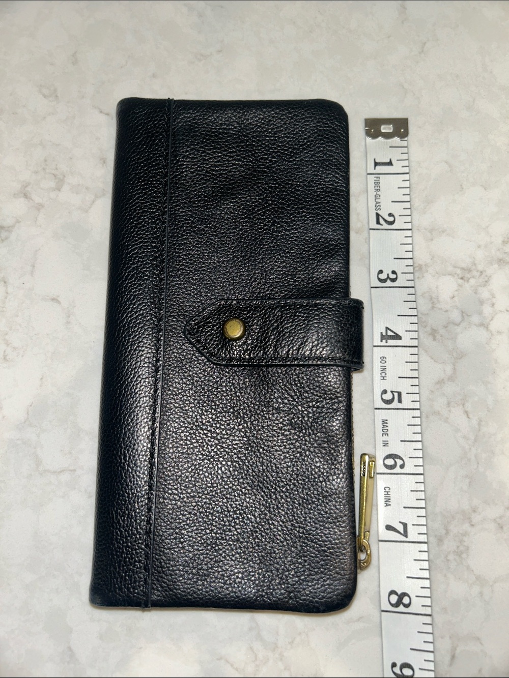 Fossil Lainie clutch wallet black leather